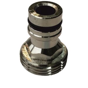 G 3/4 "a csapcsatlakozás (külső menet), nikkelezett sárgarézből