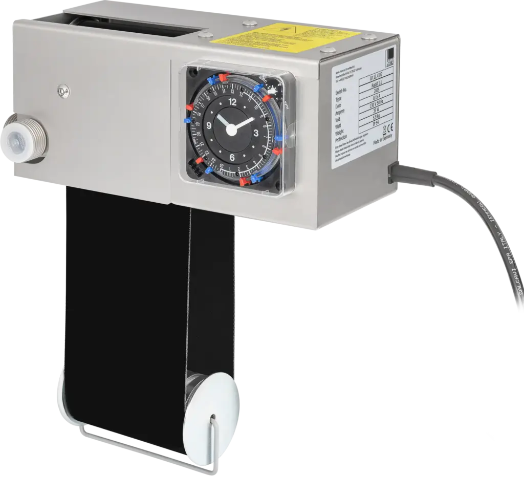 HAMMA-RAPID-1.1_230V_ZeitschaltUhr_Auslass_Seitlich_ohneSchlauch_06085_schwarz