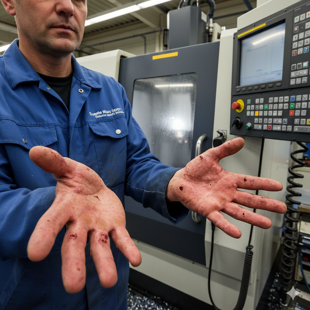 Hautprobleme bei Mitarbeitern